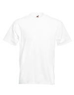 Hvid t-shirts fra Fruit of the Loom